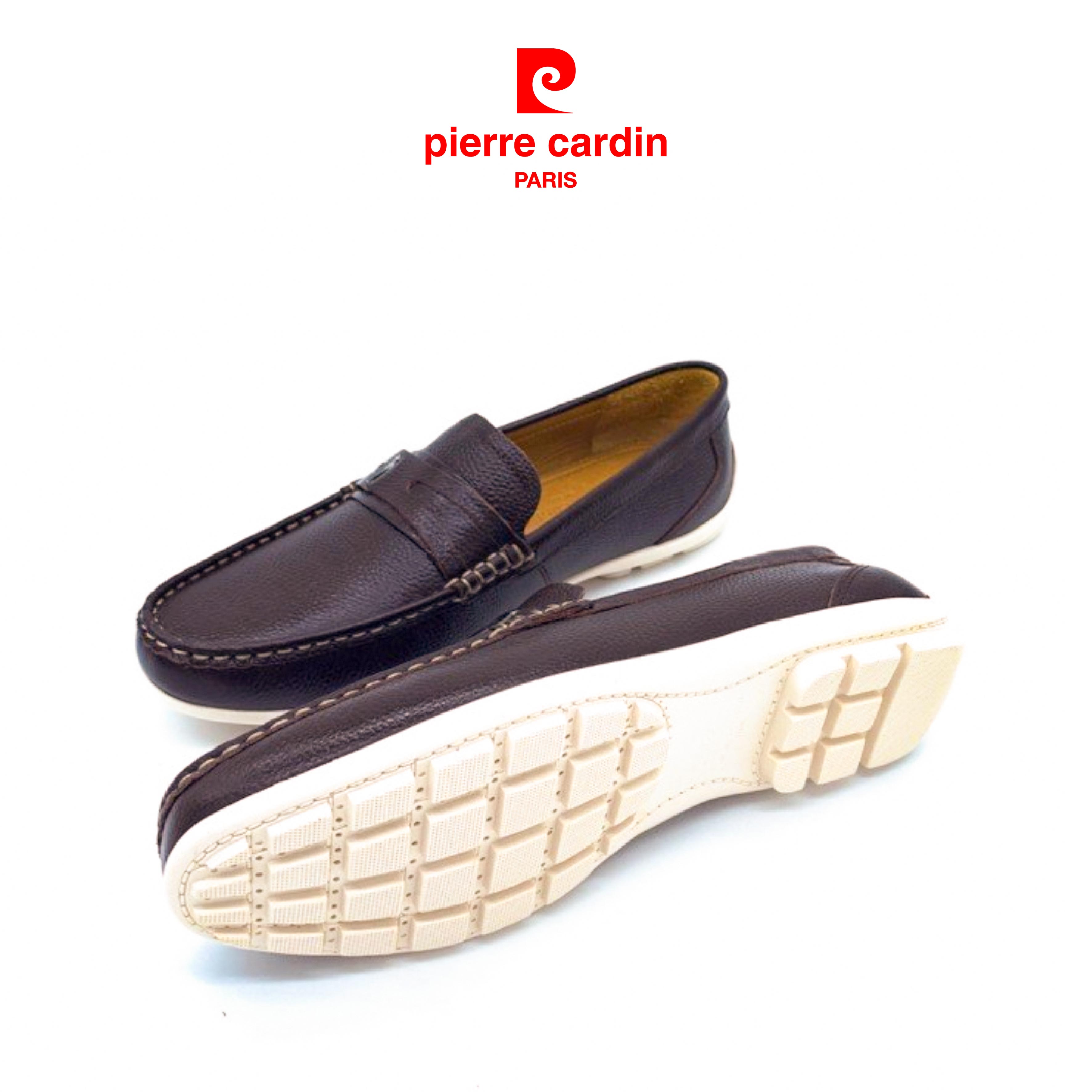 Giày lười Pierre Cardin da thật nhập khẩu PCMFWL 710