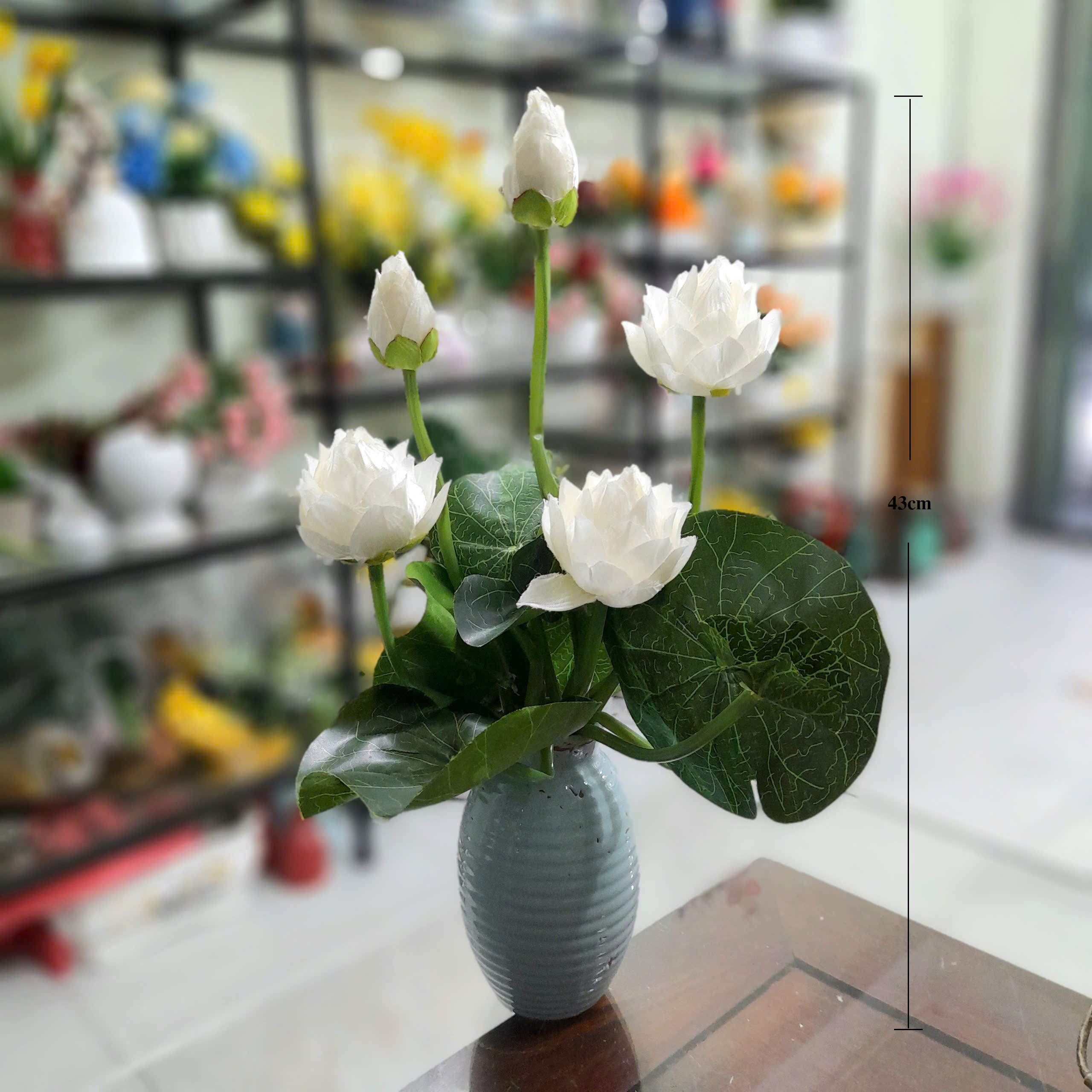 Chậu hoa MINI để bàn, decor quán xá- nhà hàng...chậu cây giả trang trí (nhiều mẫu)