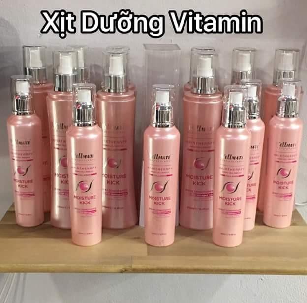 Xịt dưỡng tóc Vitamin hoa xứ wellmate 150ml