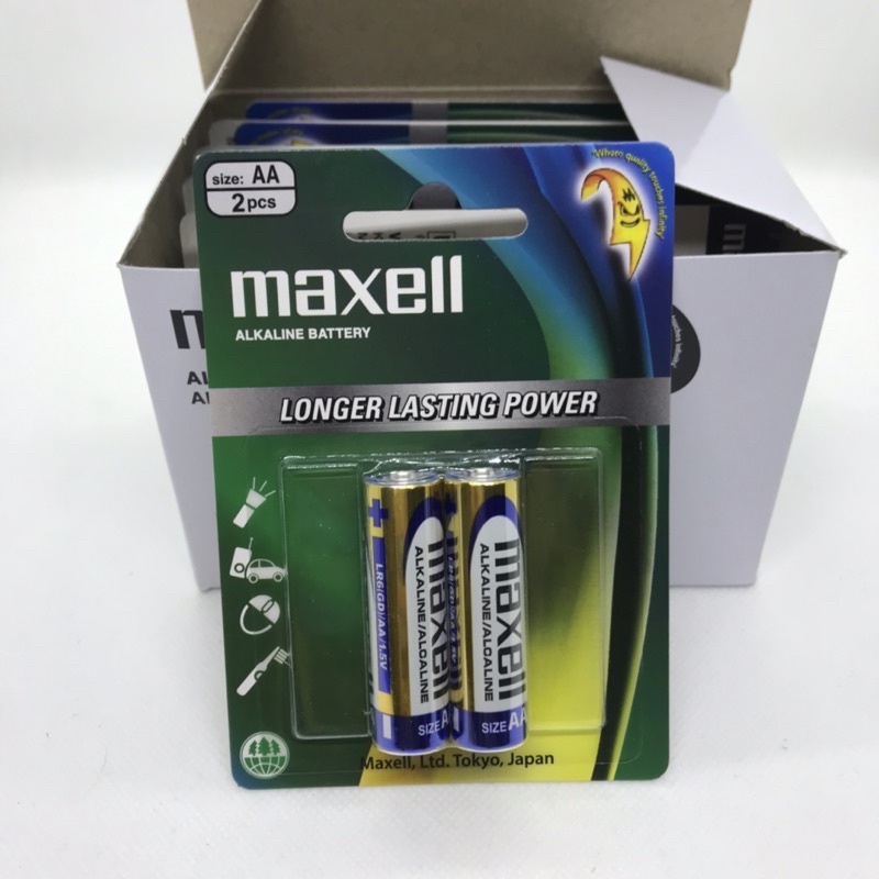 1 vĩ PIN MAXELL 2A Alkaline Battery - ( 1 vĩ / 2 viên)