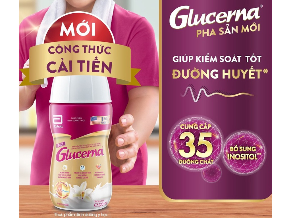 Sữa Glucerna T.Đường Pha Sẵn