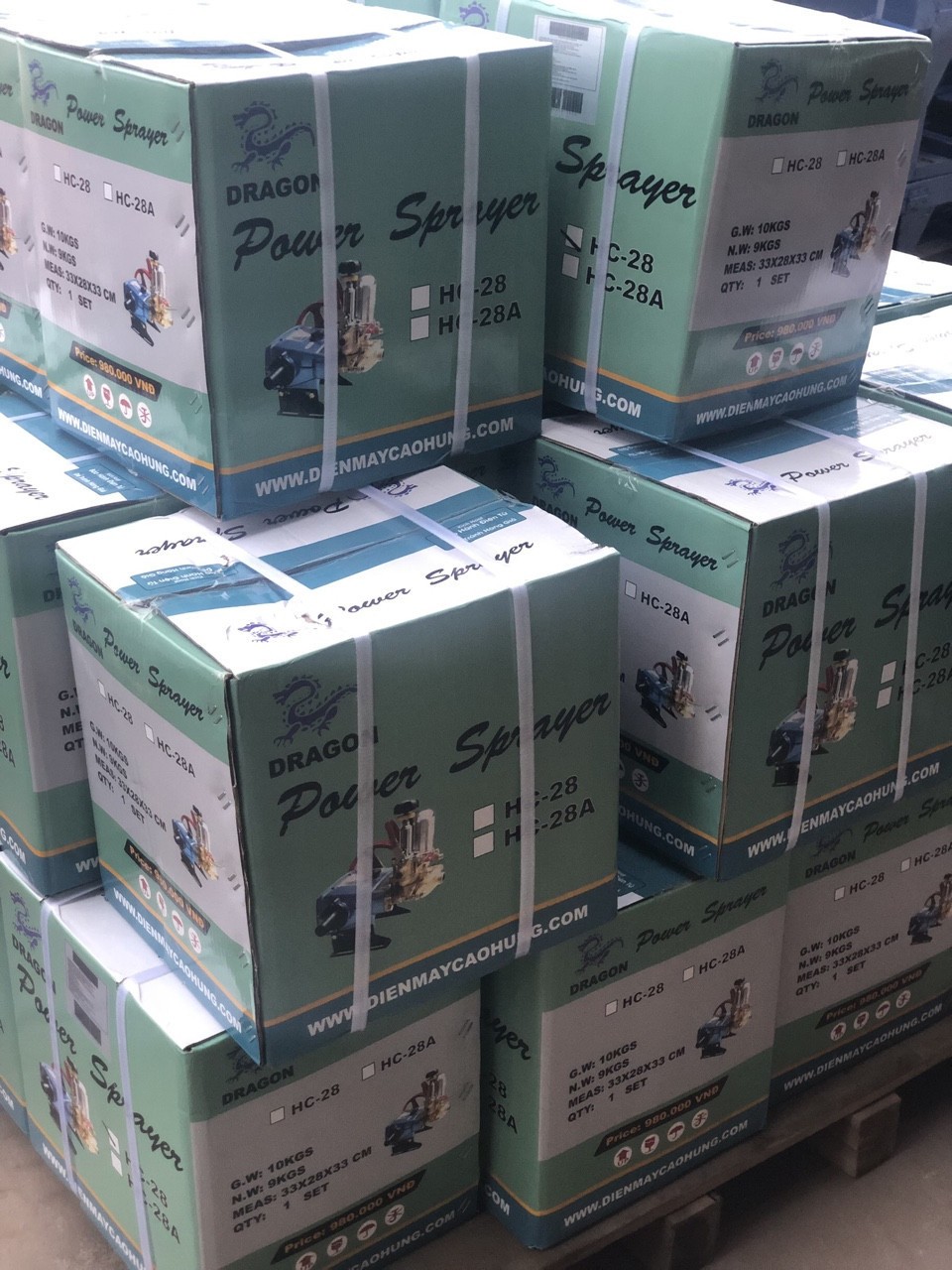 Đầu bơm xịt Dragon 1HP CT-26 ( xịt rửa xe, sân vườn...)
