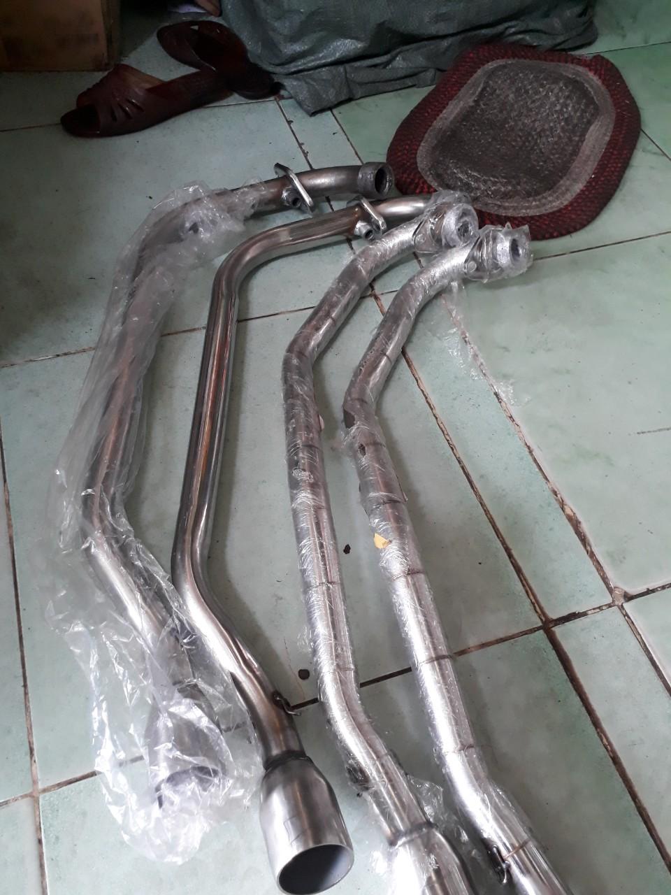 cổ pô inox cho ex winer raider fz si FI fu đời mới wave s rsx