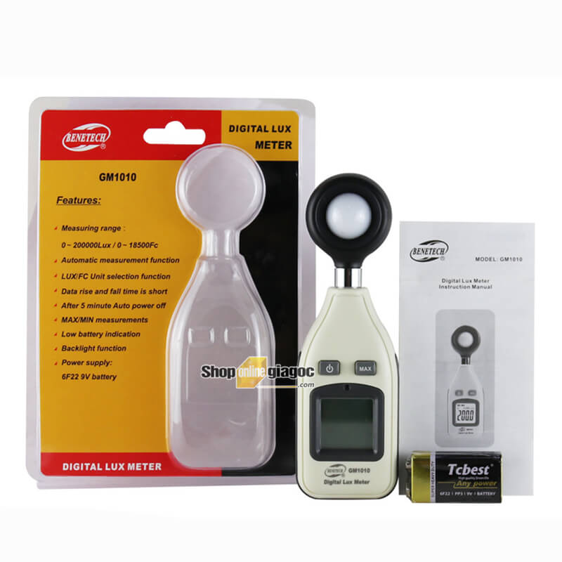 Máy đo cường độ ánh sáng Benetech GM1010