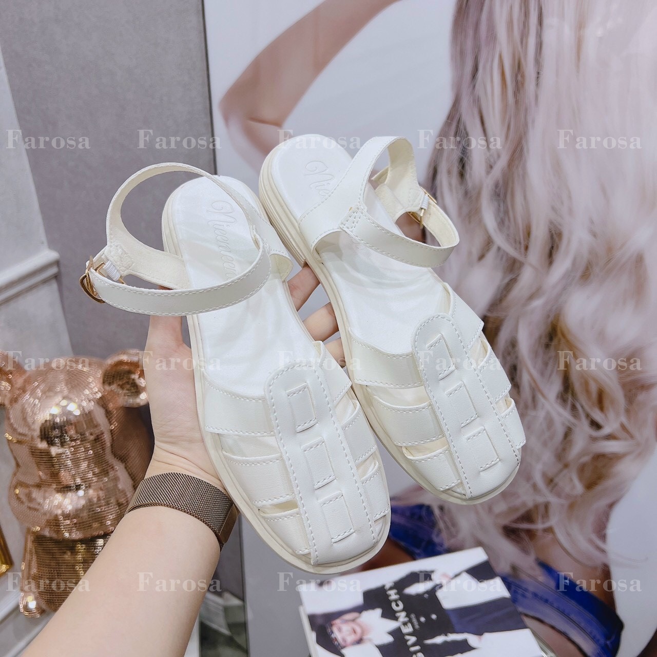 Dép chiến binh thời trang nữ quai rọ đan siêu hót