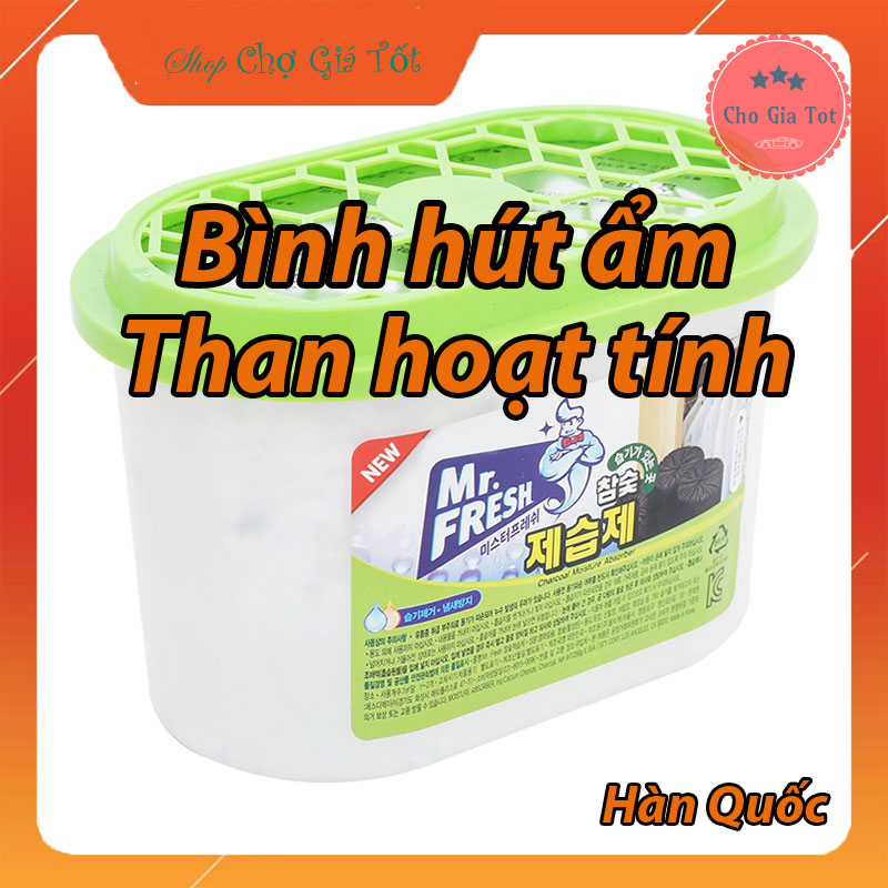 Bình hút ẩm chống mốc than hoạt tính Mr.Fresh Korea 256Gr