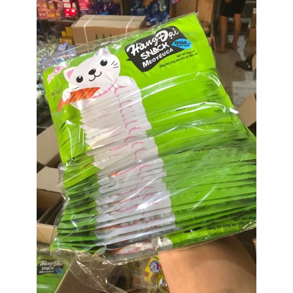 1 Bịch Snack Mèo Yêu Cá_ Ăn Vặt Tuổi Thơ