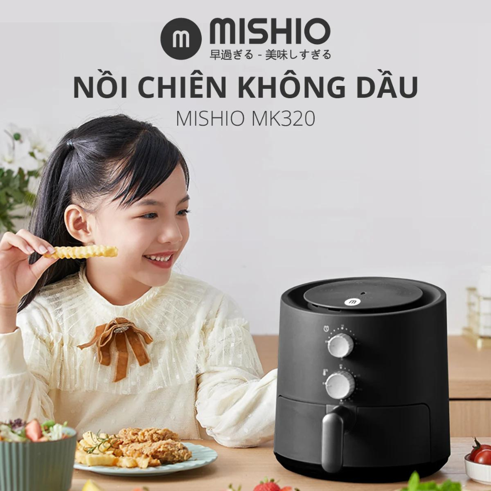 Nồi chiên không dầu Mishio MK320