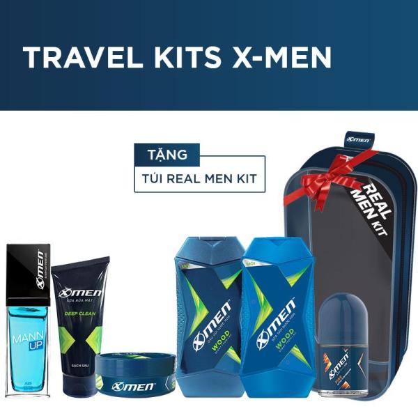 Bộ Travel Kits X-Men (Tặng kèm túi Real Men Kit)