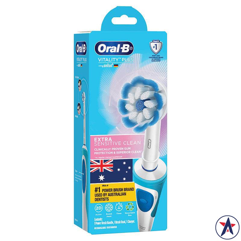 Bàn Chải Đánh Răng Điện Ora BVitality và Set Đầu Thay