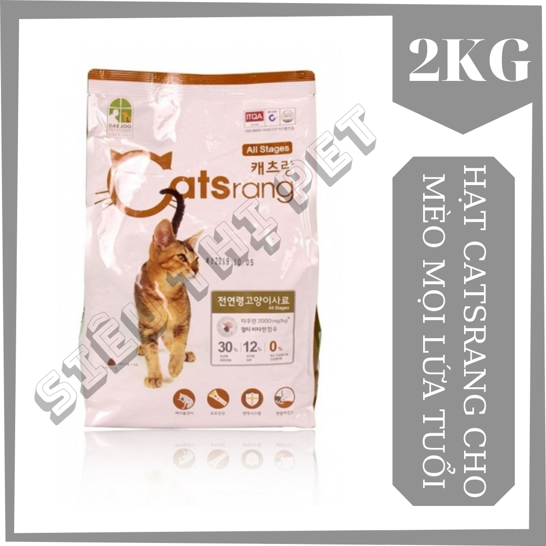 ( KHUYẾN MÃI ) Catsrang - Thức ăn hạt cho mèo mọi lứa tuổi 2KG