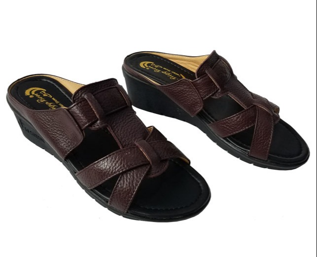 Dép Đế Xuồng Nữ Da Bò BIGBEN Cao Cấp DNX74