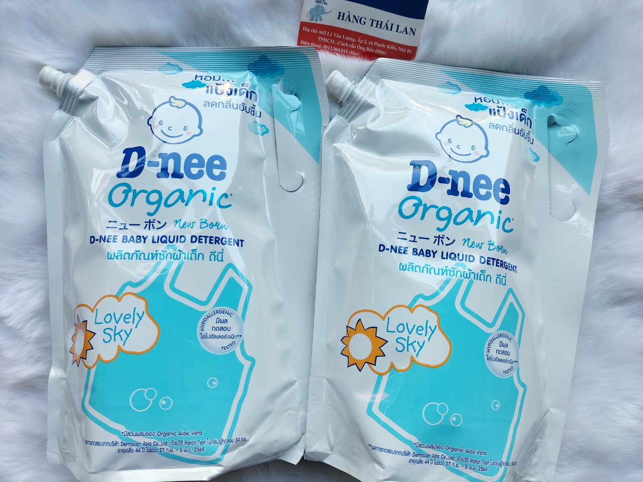 Nước giặt Dnee Thái Lan túi 1300ml