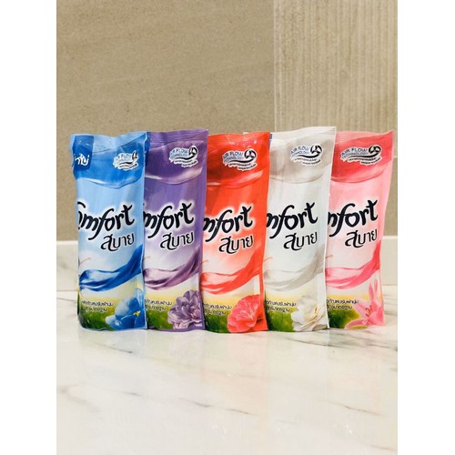 Combo 5 túi nước xả vải Comfor Thái Lan 580ml ( giao màu ngẫu nhiên)