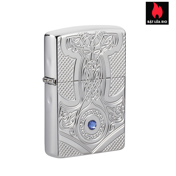 Zippo 49289 - Zippo Medieval Armor High Polish Chrome