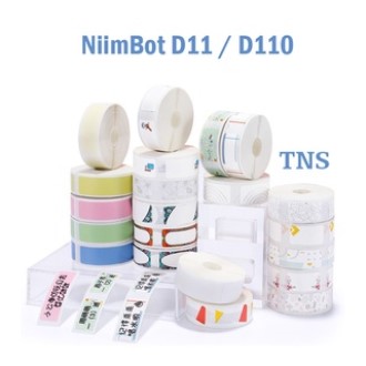 BÁO GIÁ MÁY IN TEM NHÃN MINI | Shopee Lazada Sendo Tiki mới nhất 24 Tem nhãn in nhiệt, mã vạch cho máy in nhiệt di động mini NiiMbot D11, D110..