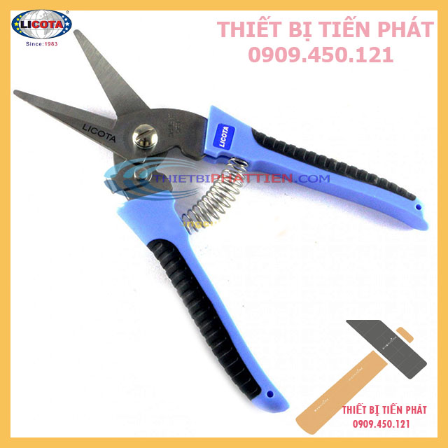 Kéo Tỉa Cây Cắt Cành Làm Vườn LICOTA Đầu Thẳng Mũi Nhọn 6'' (150mm), 8'' (200mm) Thép Không Gỉ HRC-52 Tgp-00248 (Chính Hãng)
