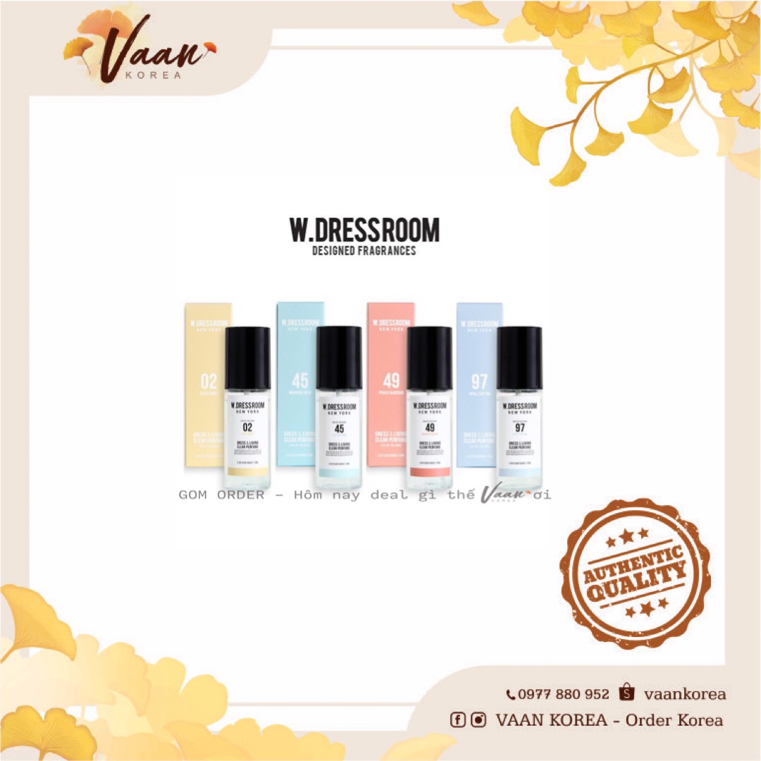 Xịt thơm Wdressroom 70ml