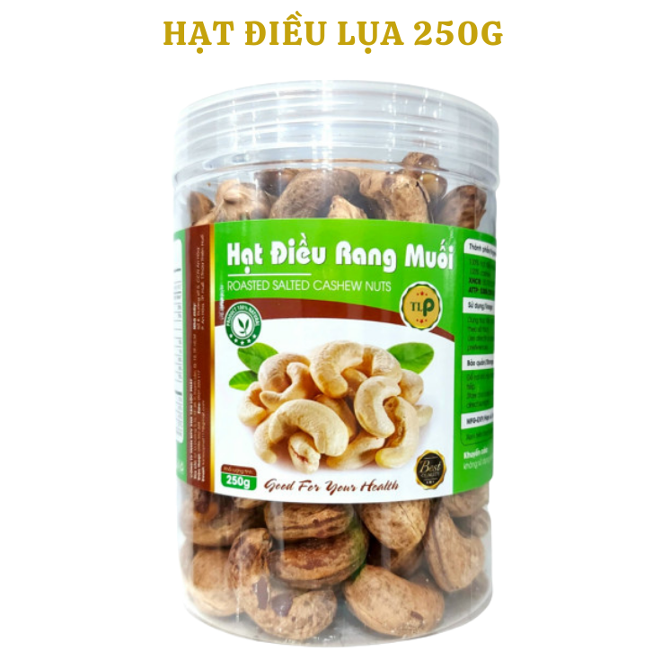 HẠT ĐIỀU RANG MUỐI - HŨ 250G