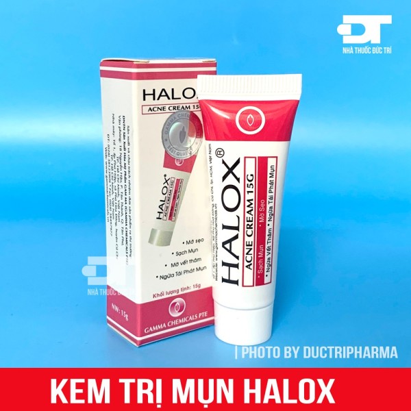 Kem mụn halox acne cream 15g, cam kết hàng đúng mô tả, chất lượng đảm bảo an toàn đến sức khỏe người sử dụng