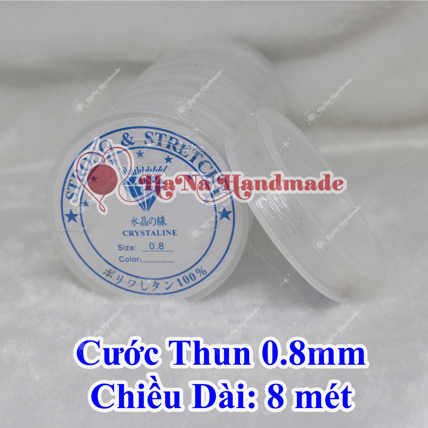 Cước thun xỏ hạt 10k/ cuộn