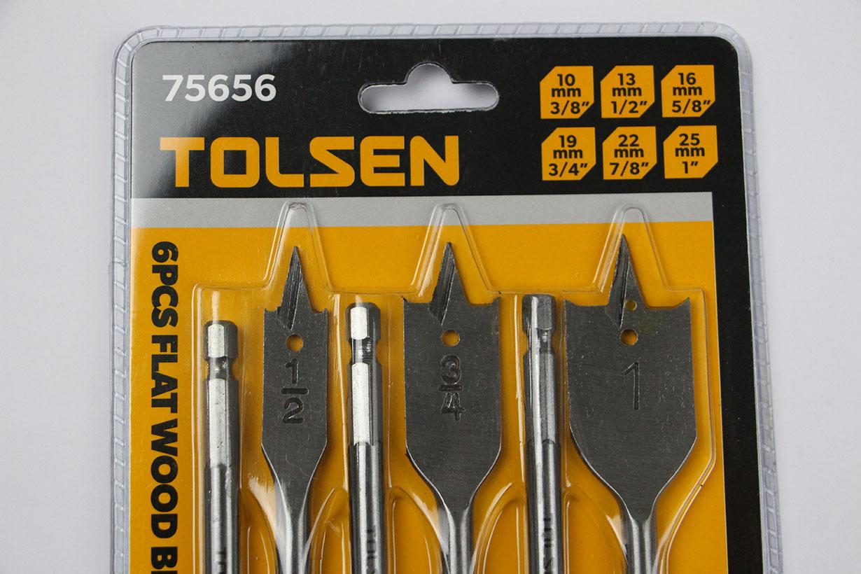 BỘ 6 MŨI KHOAN GỖ TOLSEN 75656