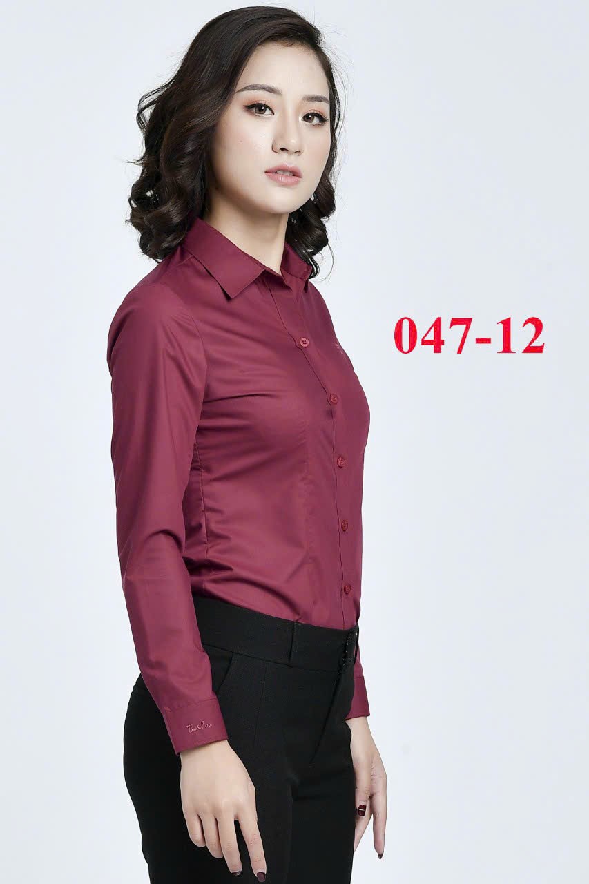 Thai Hoa Shirt, Soft and Cool Fabric, Plain 047
