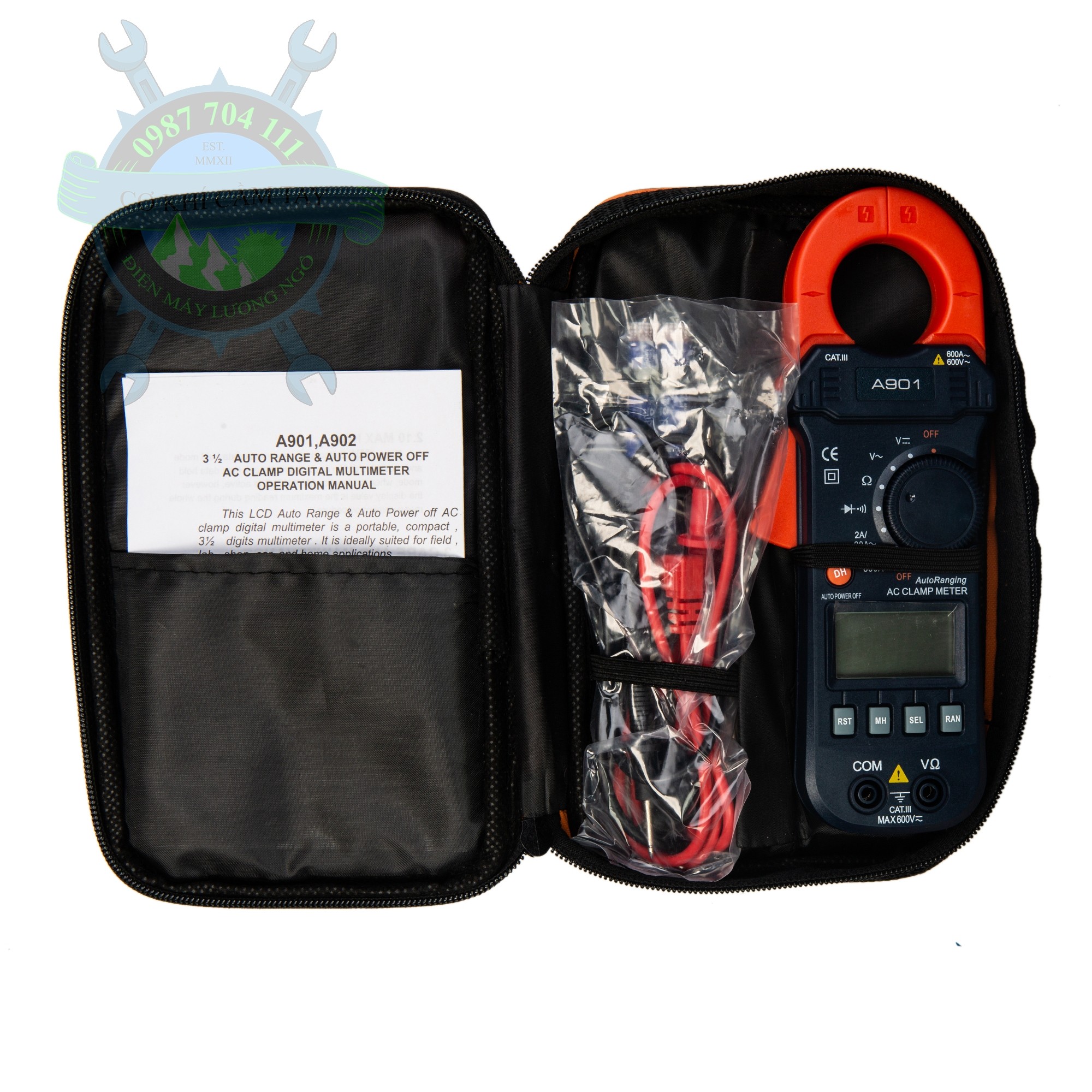 Ampe kìm kẹp dòng Digital A901