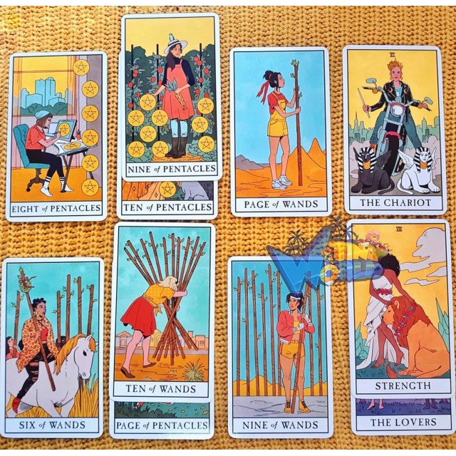Bộ bài Modern Witch Tarot Size Gốc