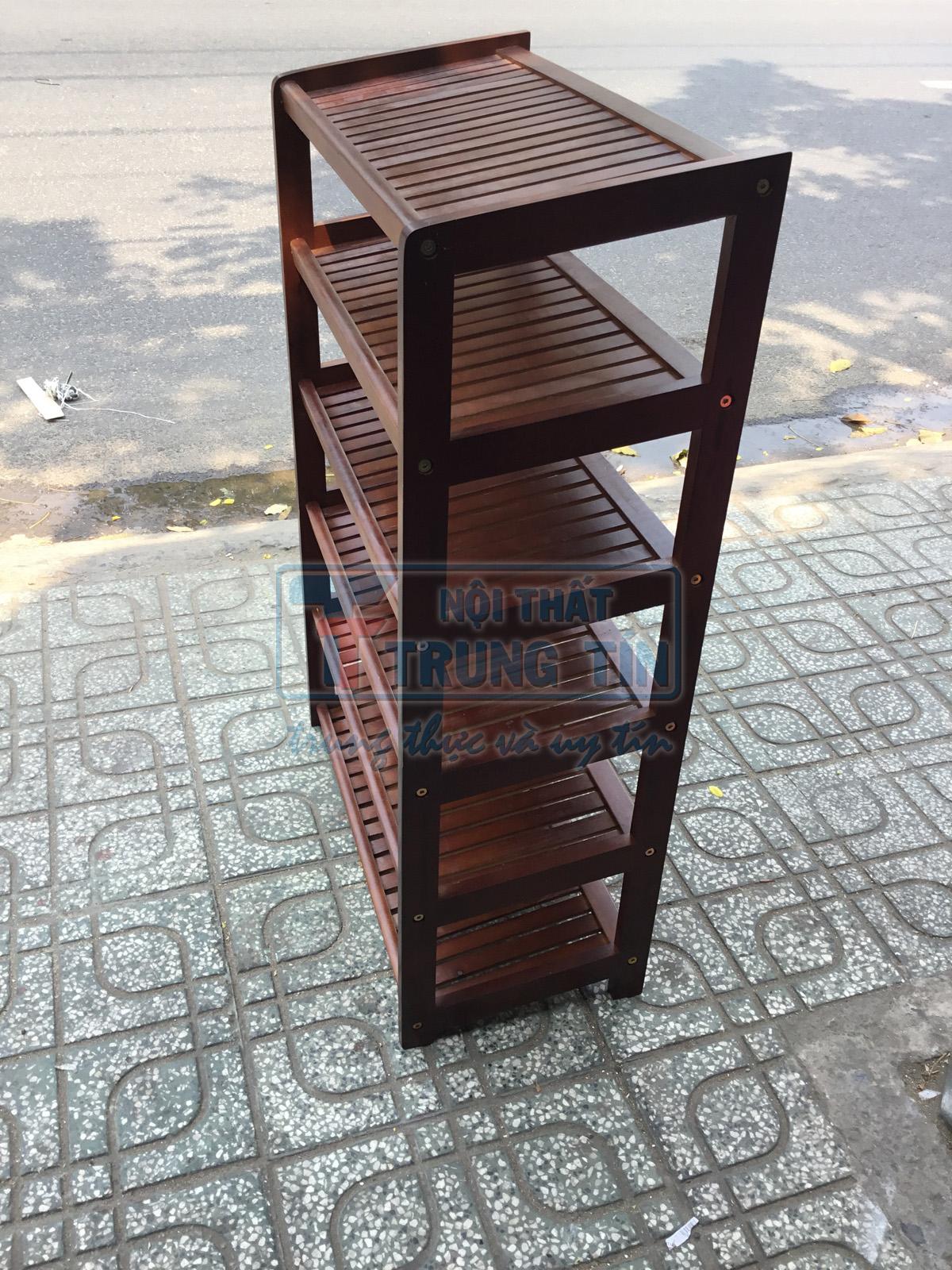 [HCM]kệ giày dép gỗ 6 tầng ngang 60