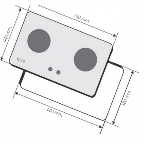 Bếp gas âm KAFF KF-219