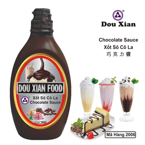 Sốt Douxian chai 700g nhiều vị