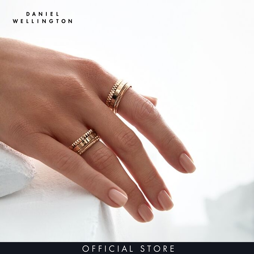 Nhẫn Daniel Wellington màu vàng hồng - Elevation Ring