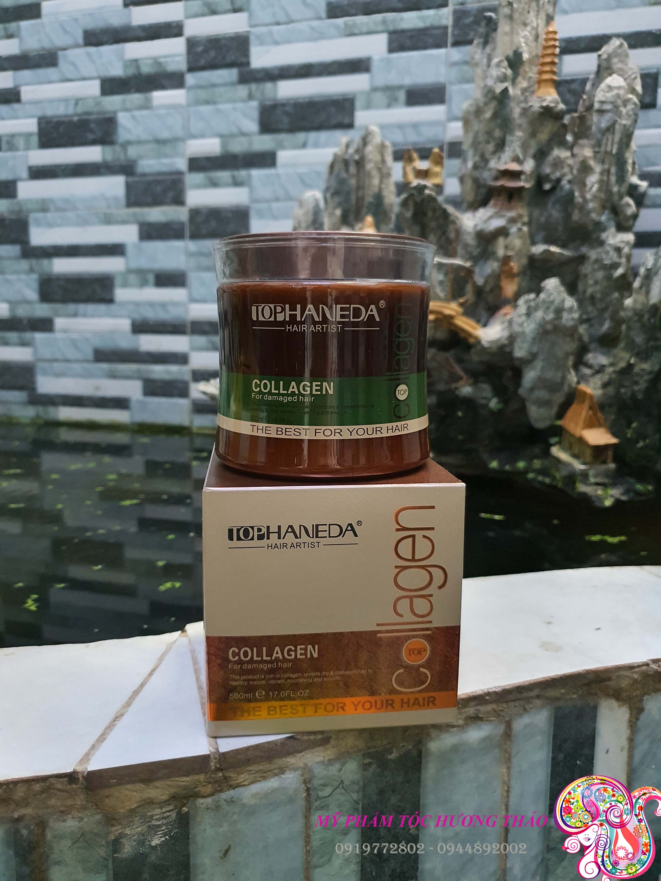 HẤP DẦU HANEDA COLLAGEN PHỤC HỒI TÓC HƯ TỔN 500ML