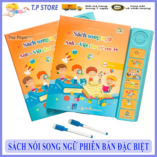 Sách Nói Song Ngữ Anh Việt - Phiên Bản Đặc Biệt Cho Bé Từ 3 Tuổi Trở Lên