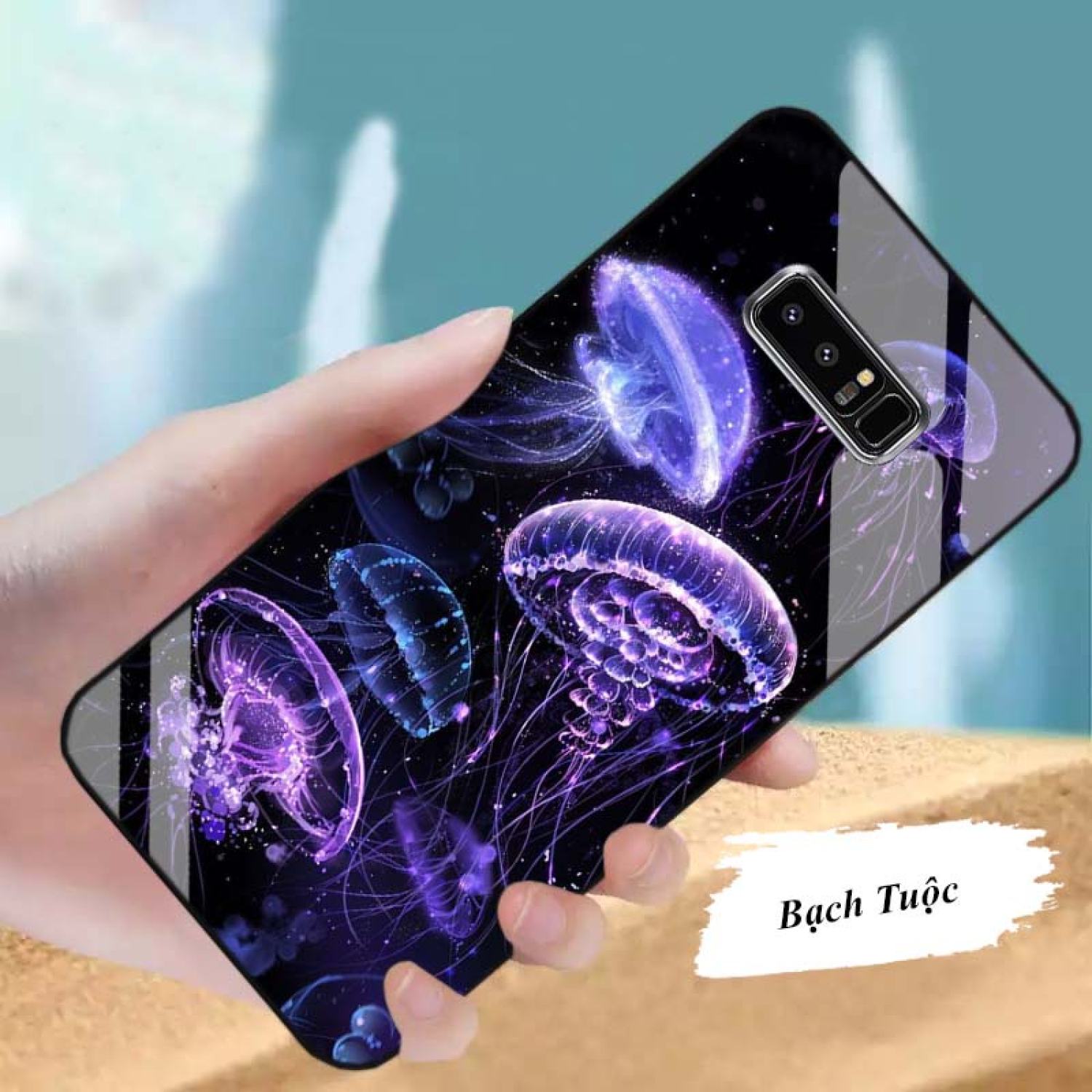 Ốp SAMSUNG NOte 8, S8, S8 Plus Lưng Kính Cường Lực Cao Cấp Mới ƞhất