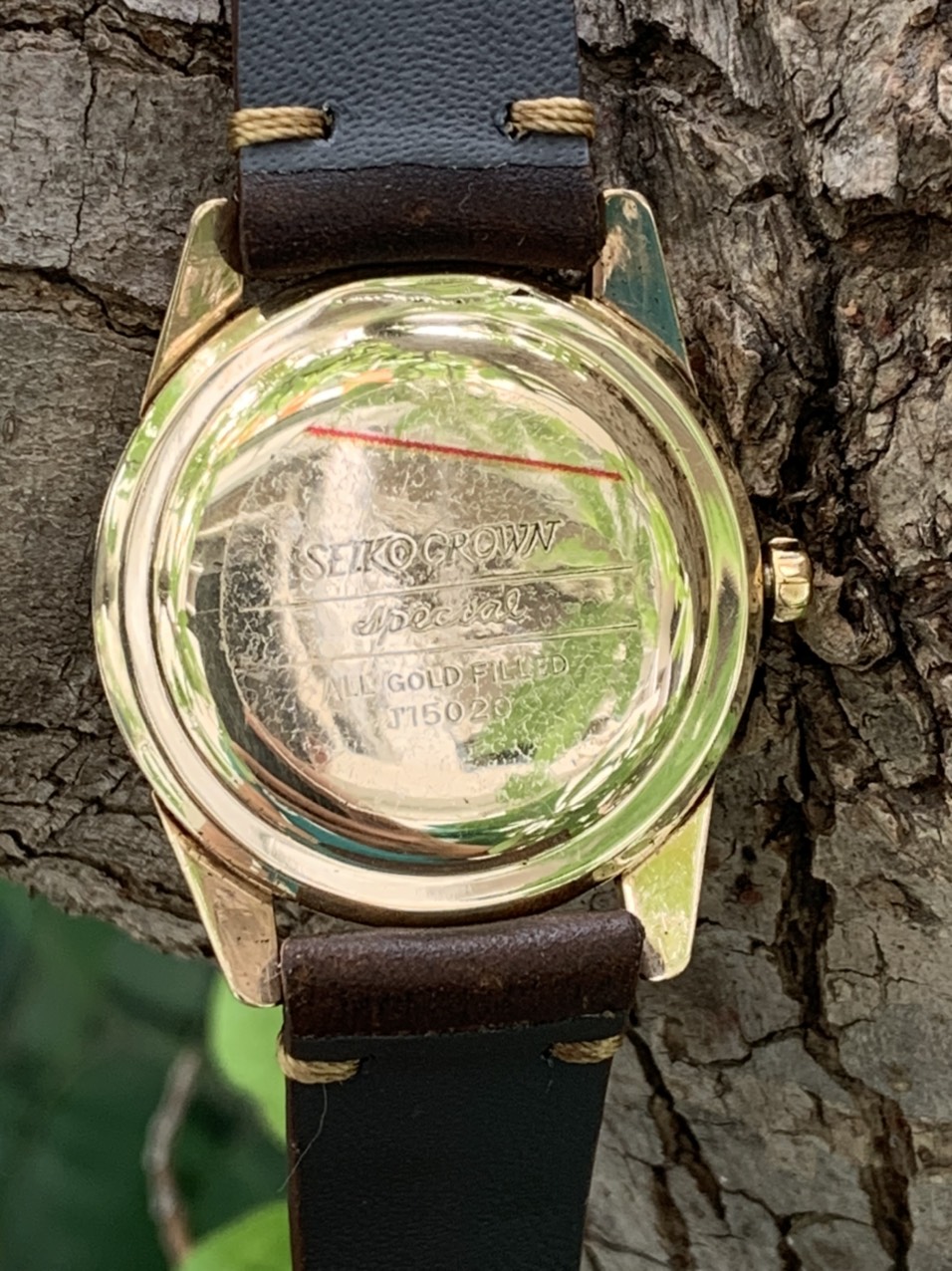 [HCM]Đồng hồ nam SEIKO CROWN bọc vàng toàn thân