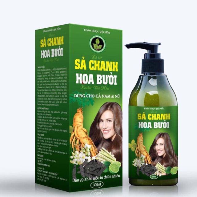 dầu gội chanh sả