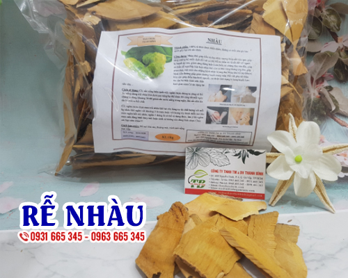 Rễ nhàu sấy khô nguyên chất 1kg - thảo dược thanh bình