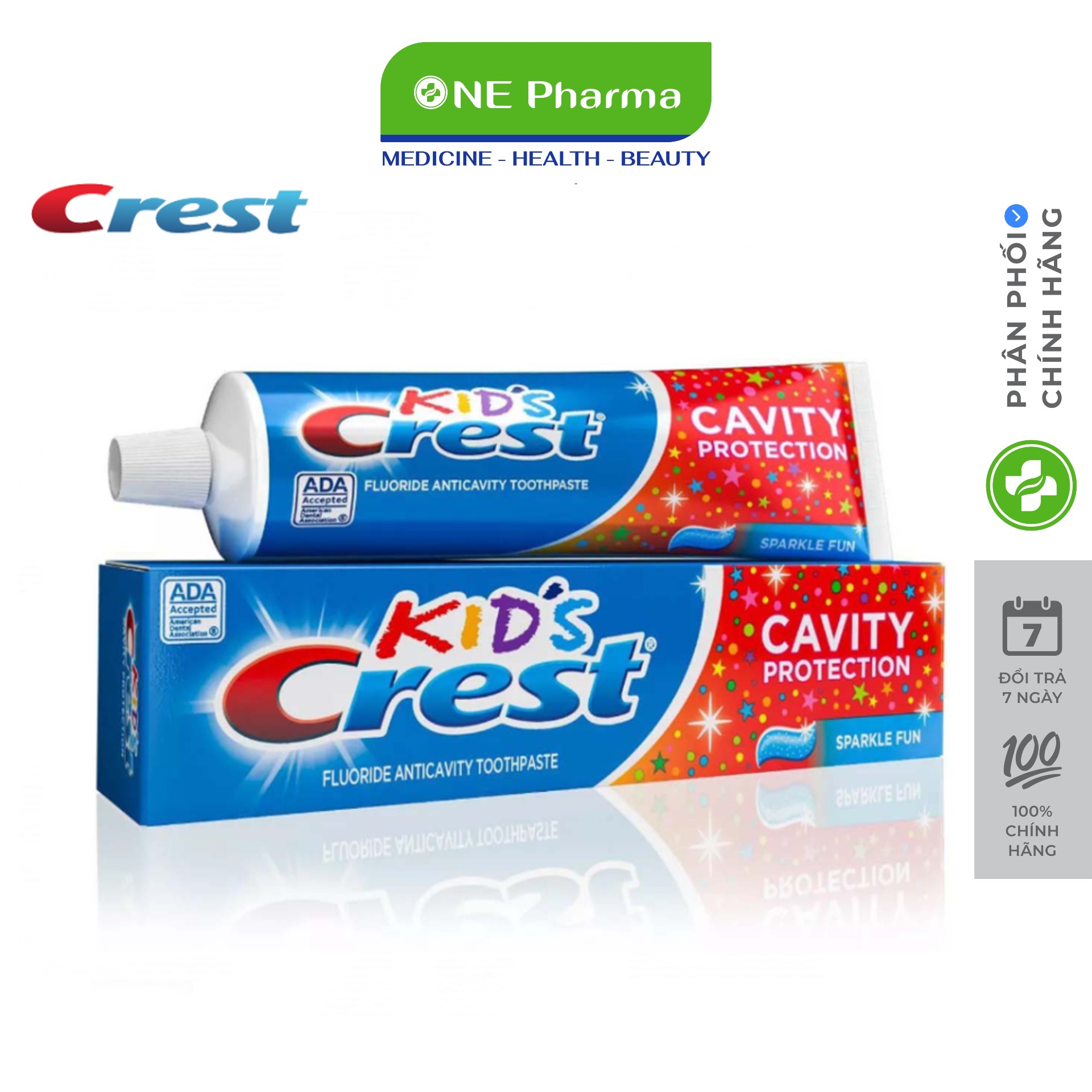 Kem đánh răng trẻ em Kid’s Crest 130g