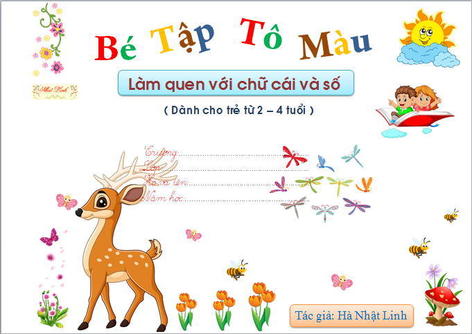 VỞ BÉ TẬP TÔ MÀU