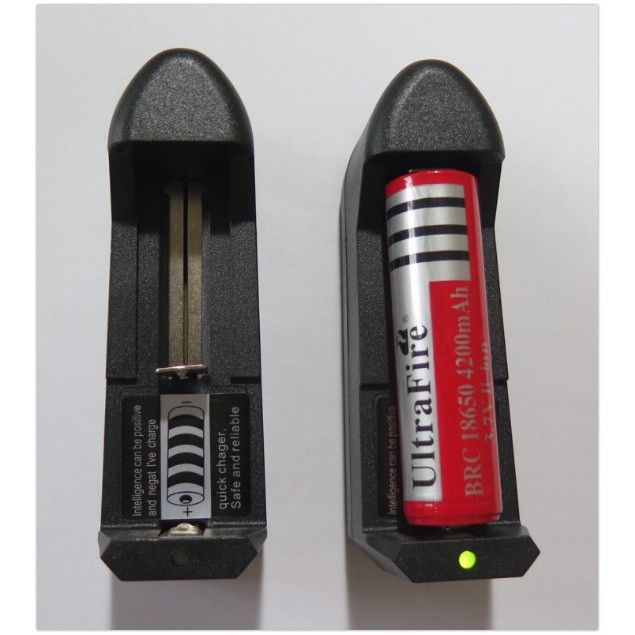 Sạc Pin Li-ion 18650, 16340, 14500 3.7V Loại 1 Viên (Cắm Điện) - SPCD1