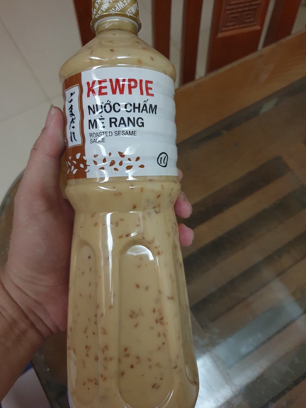 Nước Chấm (Xốt Mè Rang Horeca mẫu mới) nhãn hiệu Kewpie 1 lít/chai