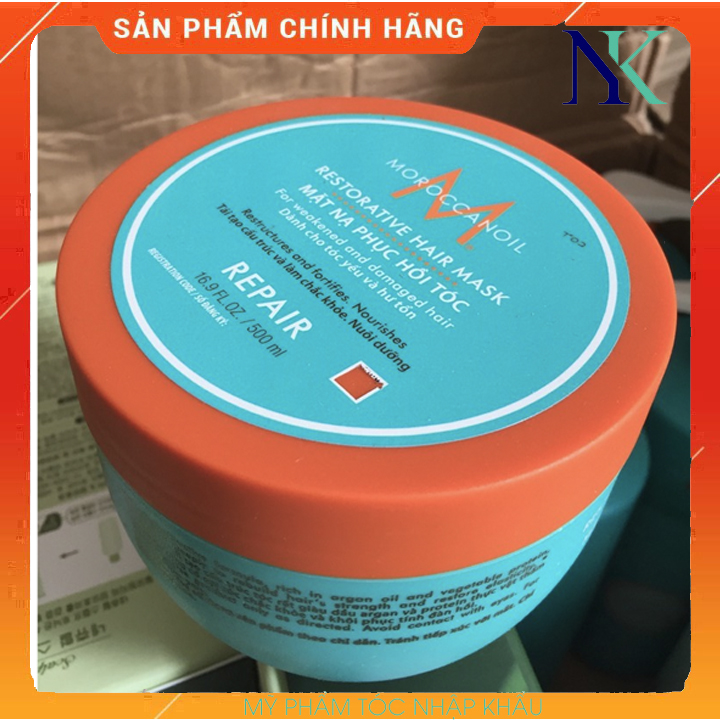 [HCM]Mặt Nạ Moroccanoil Phục Hồi Tóc Hư Tổn 500Ml