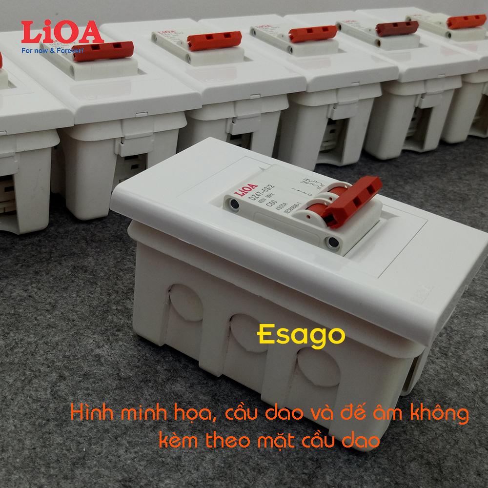 Mặt cầu dao đôi MCB LiOA