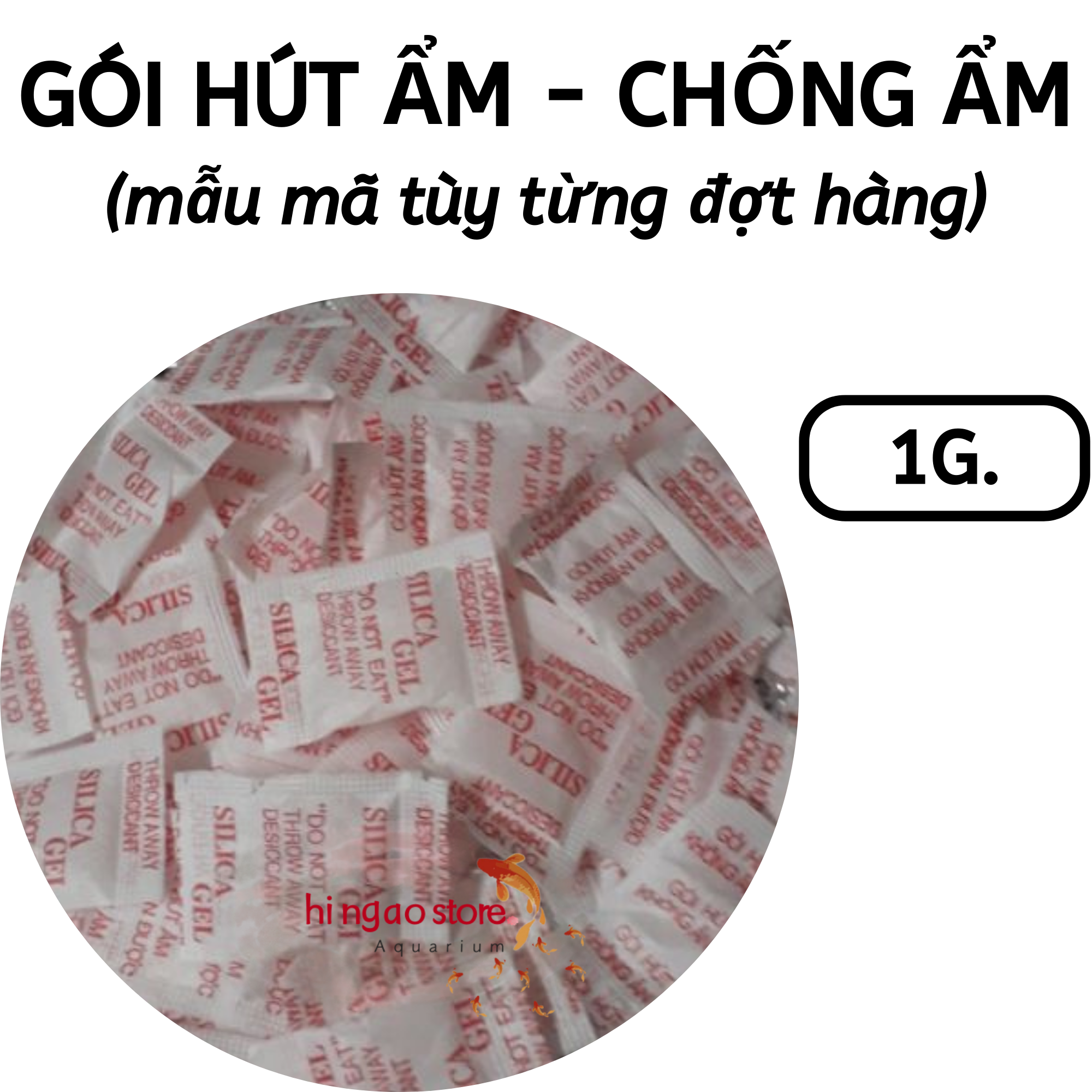 Gói hút ẩm - Gói chống ẩm | Hingaostore.