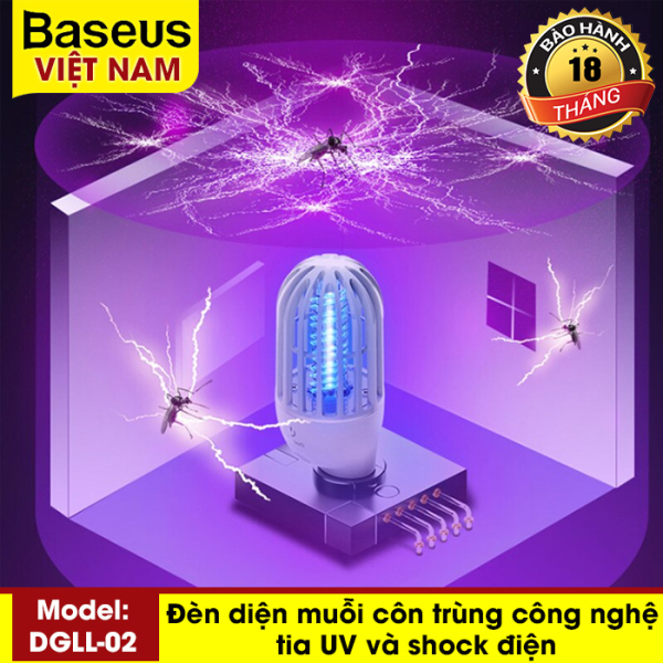 Bảng giá Đèn bắt muỗi, diệt côn trùng Baseus Linlon Outlet Mosquito Lamp (phích cắm tiêu chuẩn CN)
