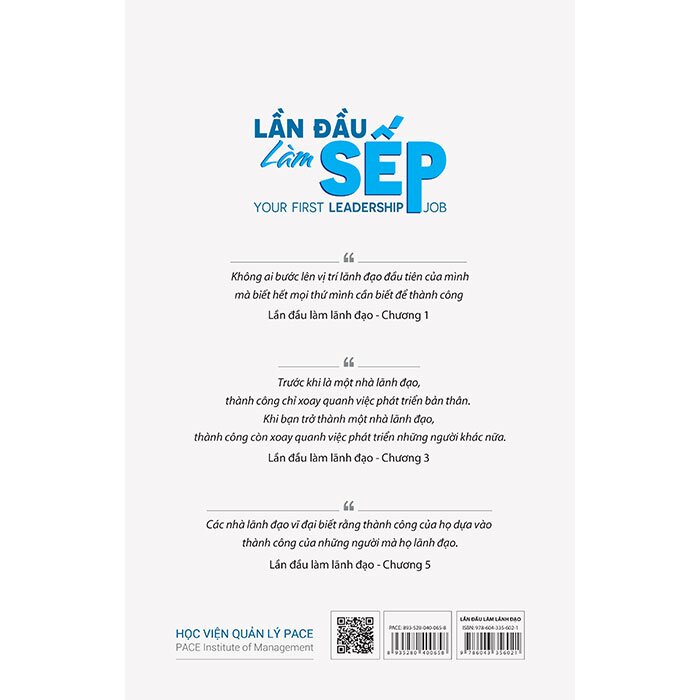 Sách - Lần Đầu Làm Sếp