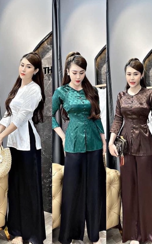 BÀ BA CHỮ GẤM  L**V KHÔNG KÈM QUẦN(M/L02)