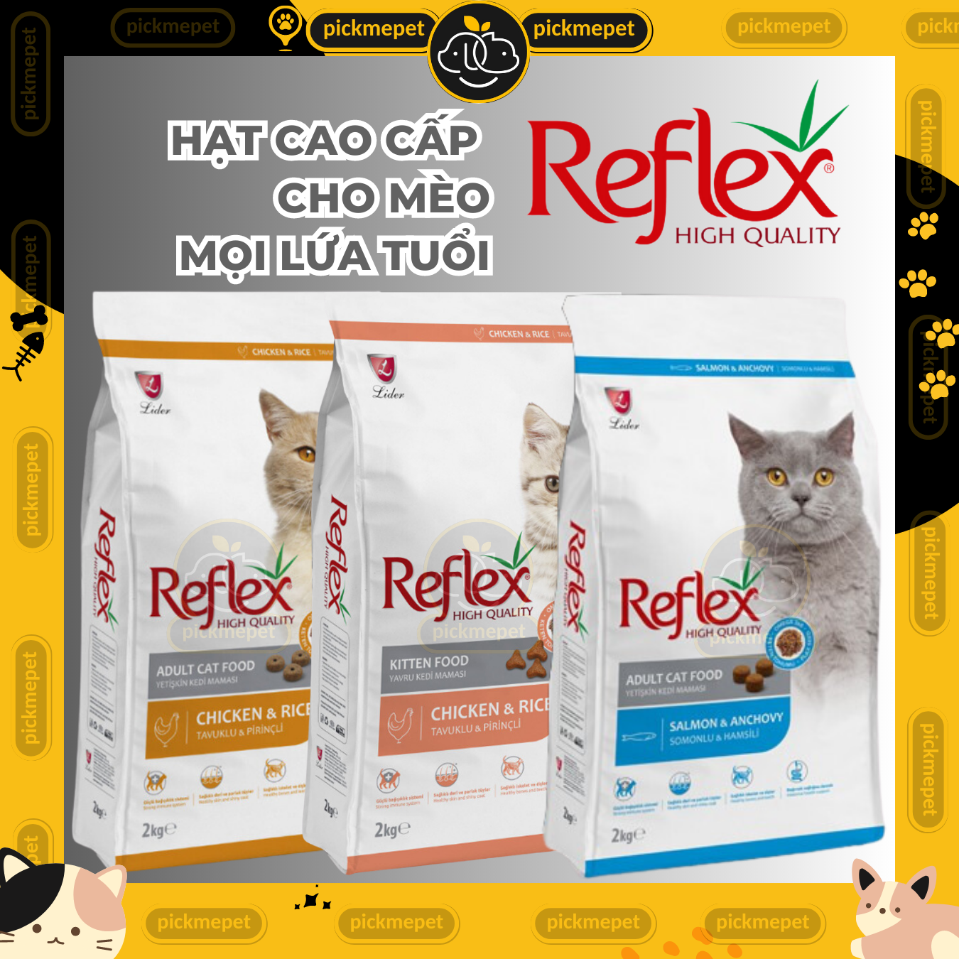 [2kg bag] Reflex Granules for Cats of All Ages, Adult Cats